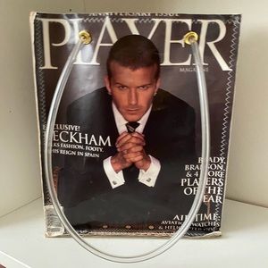 COPY - David Beckham Magazine print bag tote